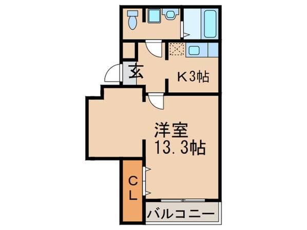 こすもらいふ緑地公園の物件間取画像